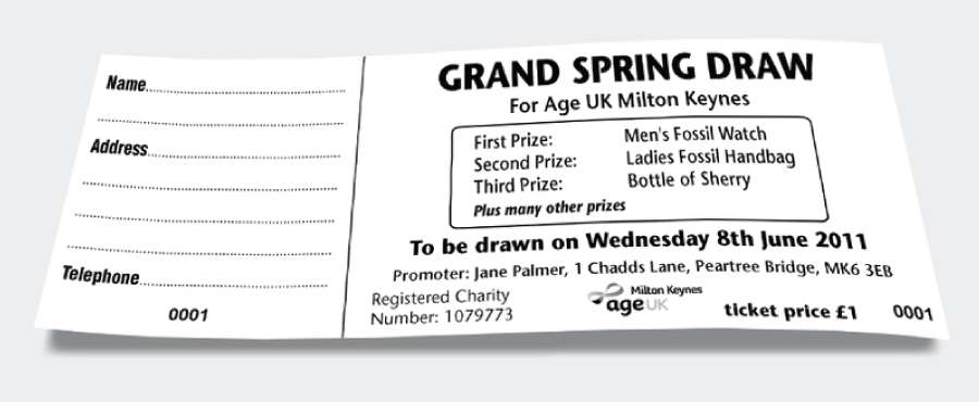 draw ticket piran print